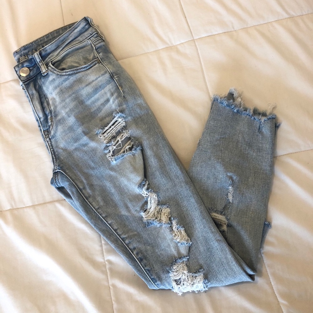 American Eagle Next Level Stretch Crop Skinny Jean